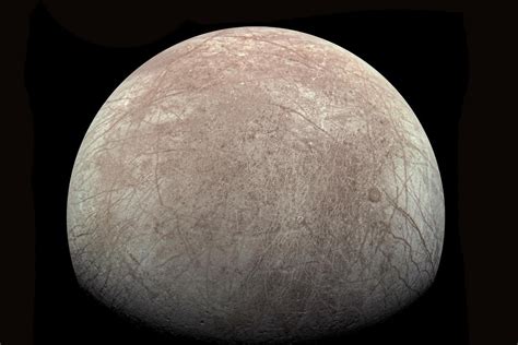 The rotation of Europa’s icy crust may be affected by ocean currents