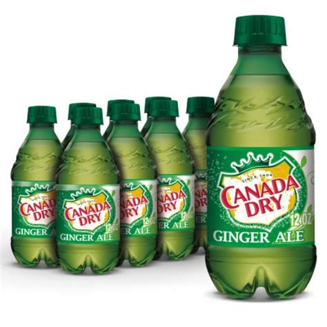 Canada Dry® Ginger Ale Soda Bottles, 8 pk / 12 fl oz - QFC