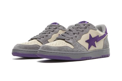 Bape Court STA Royal Purple/Grey Release Date 2021 | Nice Kicks