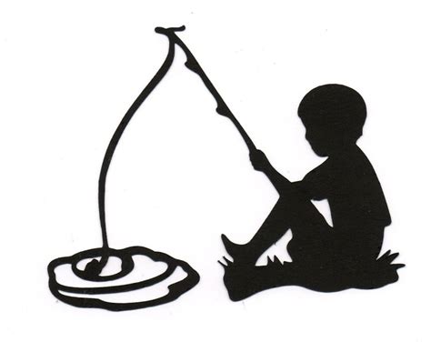 boy fishing clipart silhouette 20 free Cliparts | Download images on ...