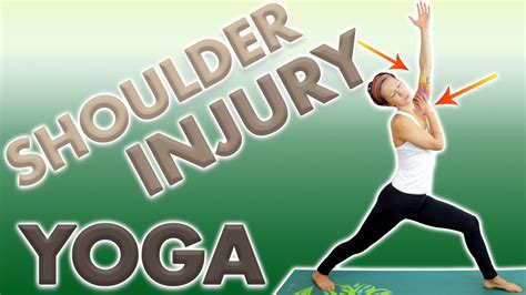 Yoga For Shoulder Injury (pain relief) - YouTube