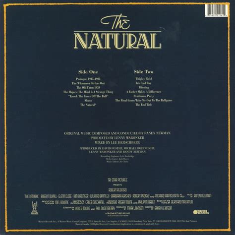 Randy NEWMAN - The Natural (Soundtrack) (Recod Store Day 2020) Vinyl at Juno Records.