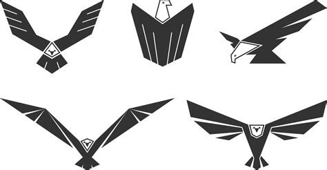 Set of American bald eagles for logo. Vector illustration. 34469694 ...