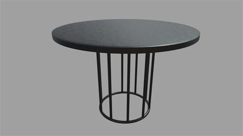 Black Coffee Table - 3D Model by ViperJr3D
