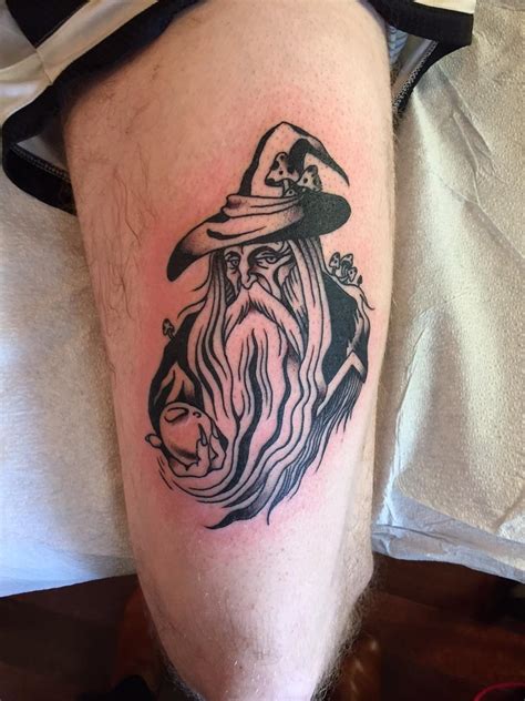 Wizard by Alex Matus, Idle Hands Tattoo, San Francisco, California : tattoos