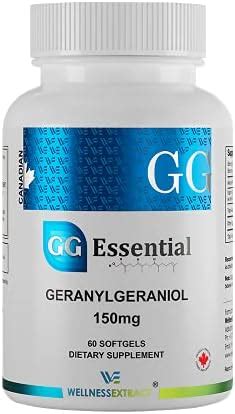 Amazon.com: Sunergetic Premium Geranylgeraniol Supplement - GG-Gold 150mg with DeltaGold Vitamin ...