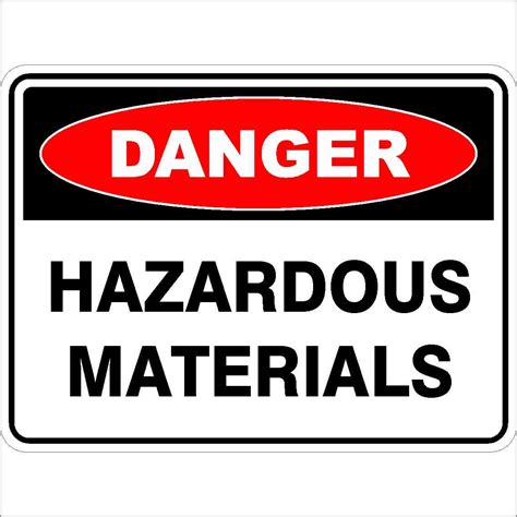 HAZARDOUS MATERIALS | Discount Safety Signs New Zealand