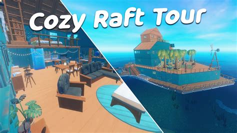 Cute and Cozy Raft Tour | Raft Base Design for Chapter 3 - YouTube