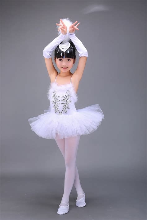 Cute Girls Ballet Dress Children Ballet dance patchwork 5layer Kids Ballet Costumes Girl ...