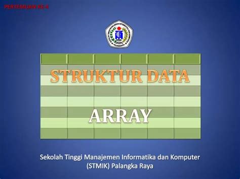 PPT - STRUKTUR DATA ARRAY PowerPoint Presentation, free download - ID:5517899