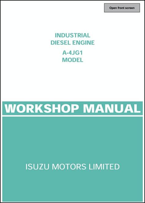 Isuzu Diesel Engine Manuals - MARINE DIESEL BASICS