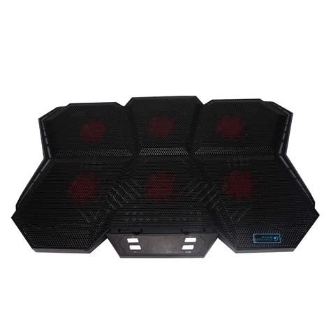 Buy Laptop Cooling Pad, RGB Gaming Cooler Pad with 6 Quiet Colorful LED ...