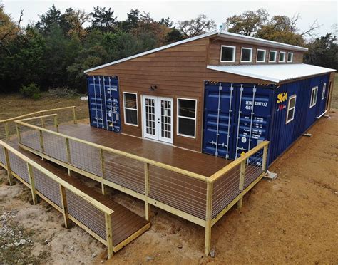 Shipping Container House with a Wonderful Veranda - Living in a Container