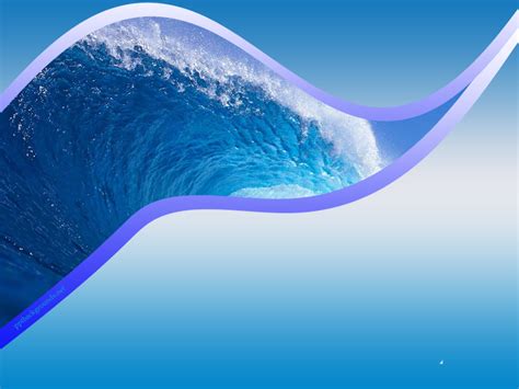 Sea, Wave, Curves, Lines Background For PowerPoint, Google Slide Templates - PPT Backgrounds