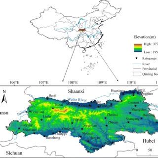 Results of the annual precipitation trend in the Qinling Mountains from... | Download Scientific ...