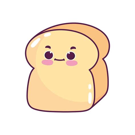 cute cartoon bread 2759502 Vector Art at Vecteezy