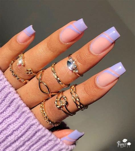 lavender/lilac nail inspo 💜 @lightslacquer in 2021 | Lilac nails ...