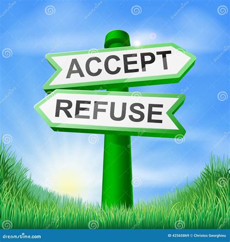 Accept And Refuse Antonyms Word Card Vector Template | CartoonDealer.com #191870701