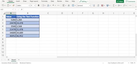 How to Add Thousand Separator in Excel - Sheetaki