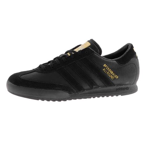 adidas Lace Originals Beckenbauer Trainers in Black for Men - Lyst