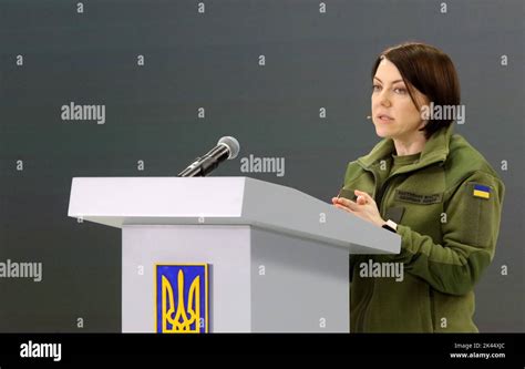 Non Exclusive: KYIV, UKRAINE - SEPTEMBER 29, 2022 - Deputy Minister of Defence of Ukraine Hanna ...