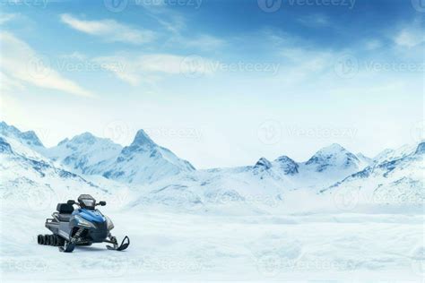 Snowmobile background action. Generate Ai 26382136 Stock Photo at Vecteezy