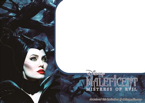 Free FREE Template Free Printable Maleficent Invitation Templates Templates Printable Free ...