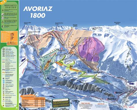 Avoriaz Piste Map 2019 - Ski Europe - winter ski vacation deals in Andorra, Austria, France ...