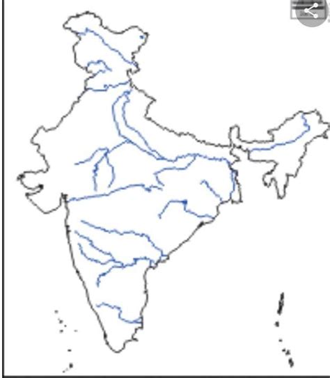 Rivers Of India India Map Indian River Map Map Outline | Hot Sex Picture