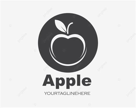 Apple Logo Icon Vector Illustration Design Cute Design Vitamin Vector, Cute, Design, Vitamin PNG ...