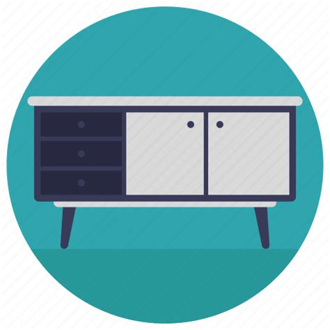 Bureau, furniture, side table, table drawers, writing desk icon ...