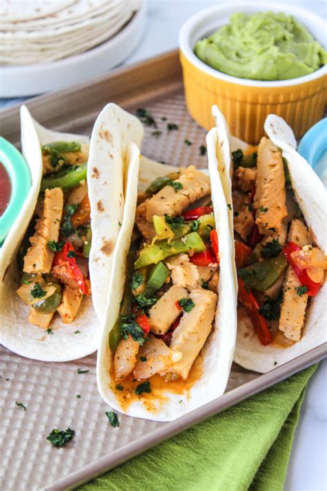 Vegetarian Fajitas | Baking You Happier