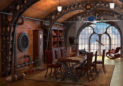 Steampunk Interior Design Style Steampunk Interior Design Style And Decorating Ideas - The Art ...