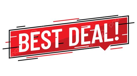 Best Deal Sign Banner, Best, Deal, Sign PNG and Vector with Transparent ...