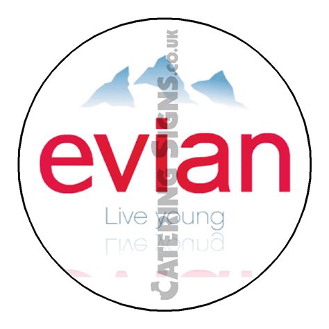 Evian Logo - Catering Signs UK