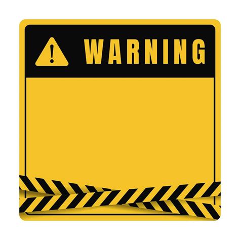 Warning sign. Blank warning sign. - Vector. 29435289 Vector Art at Vecteezy