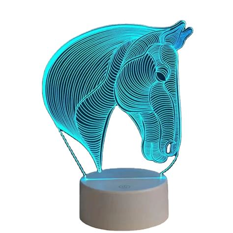 Creative Acrylic Multi-color changing custom Led Night Light Table Lamp ...