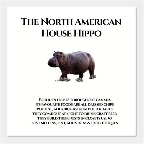 Adorable House Hippo Wall Art Print