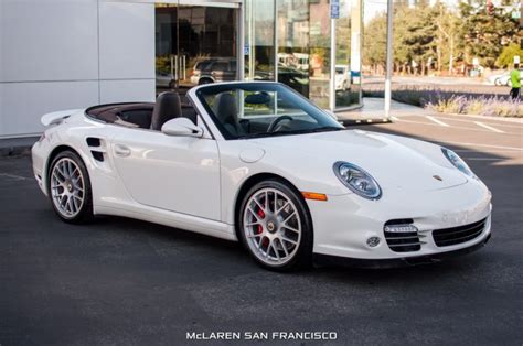 2012, Porsche, 911, Turbo, Cabriolet, Convertible, Cars, White ...