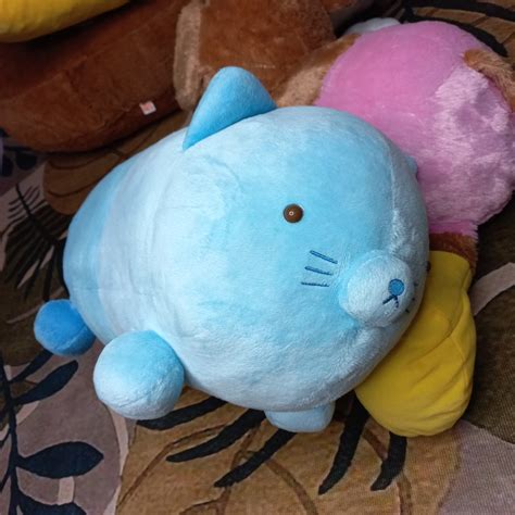 Blue Cat Plush Toy, Hobbies & Toys, Toys & Games on Carousell