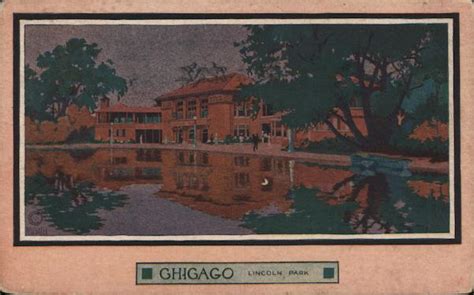 Lincoln Park Chicago, IL Postcard