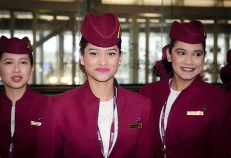 Qatar Airways Cabin Crew Uniform