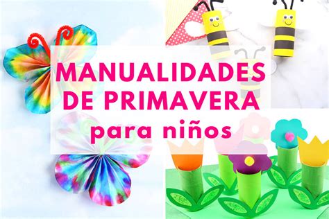 MANUALIDADES DE PRIMAVERA PARA NIÑOS 🌼【FÁCILES】