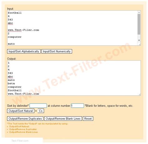 Free Online Alphabetizer Tool, Sort Text List/Lines Alphabetically ...