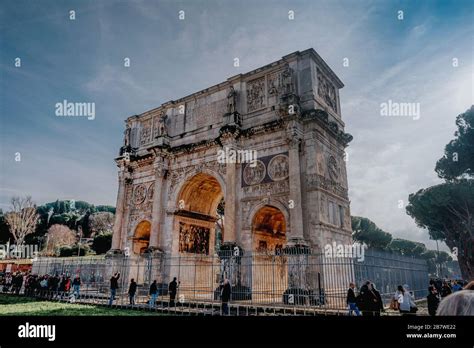 Arch of Constantine - Rome Stock Photo - Alamy