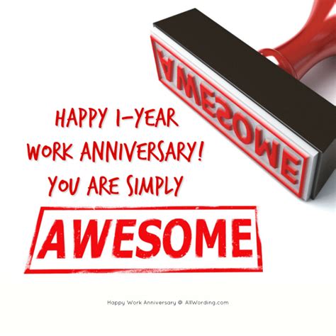 Happy One Year Work Anniversary Quotes - ShortQuotes.cc