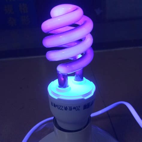 40W E27 Ultraviolet quartz uv black light lamp spiral purple light indoor energy saving lamp ...