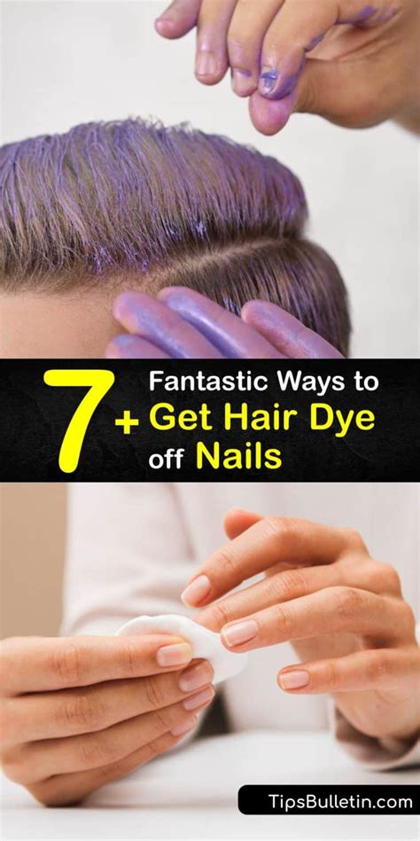 Fingernail Cleaning - Clever Tips for Getting Hair Dye off Nails