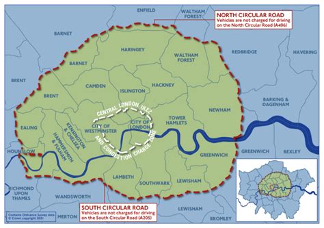 ULEZ expansion map 2021: New Ultra Low Emission Zone boundaries - Electric England News