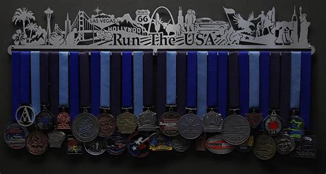 Runner Girl - PINK | Sport & Running Medal Displays | The Original Stainless Steel Medal Display